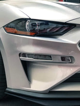 DRAKE Turn Signal/Fog Light Cover (Black) for Mustang 2018-23 | #JR3B-15200-AB - Available from NEMESISUK.COM